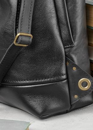 Світло - бежевий бохо рюкзак сумка з натуральної шкіри8 фото
