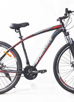 Велосипед crossride matrix 29" mtb рама 21" чорно-червоний org