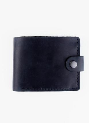 Класичний гаманець із натуральної шкіри crazy horse sh019 (чор...