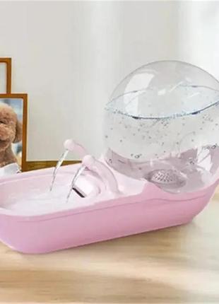 Автоматична поїлка фонтан для котів і собак usb 4.5 л ly-470 org