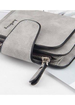 Портмоне кошелек baellerry forever mini n2346, небольшой женский кошелек в подарок. цвет: серый2 фото