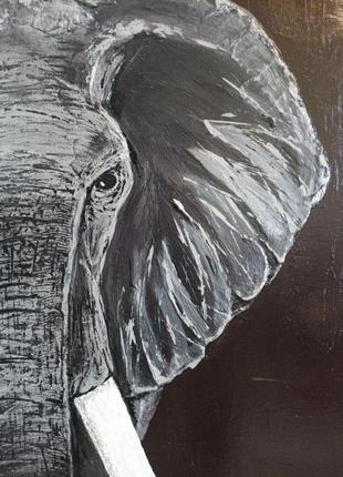 Картина "слон іде"2 фото