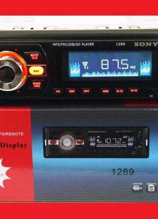 Автомагнітола 1289 iso — mp3+fm+usb+microsd-карта org