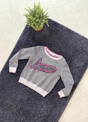 Легкий свитер в полоску mint velvet 6 лет