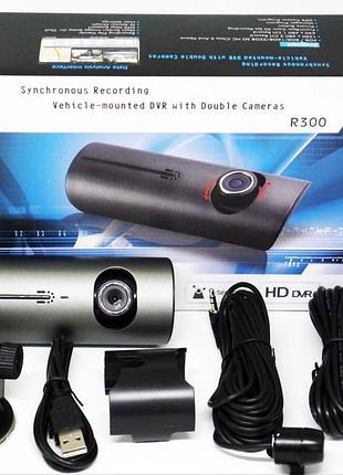 Car dvr r300 відеореєстратор на дві камери org