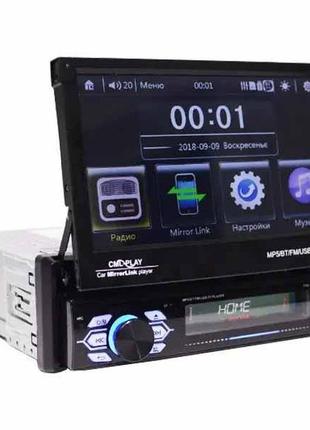 1din магнітола 7130 rgb 7"сенсорний екран + usb + bluetooth — ...