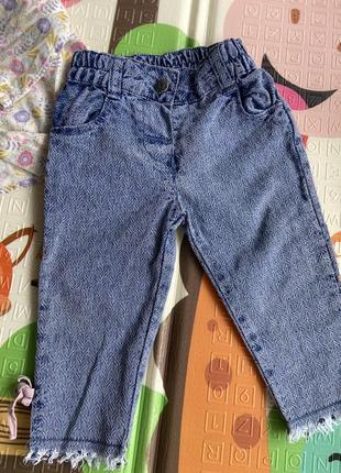 H&amp;m блузка детская, джинсовые брюки3 фото