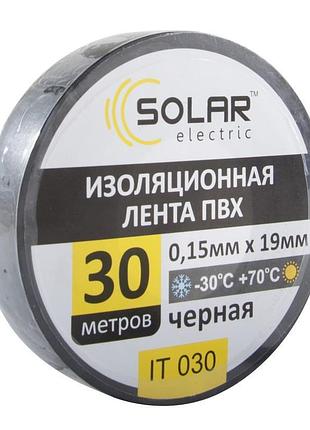Ізострічка solar it030 чорна 30 м