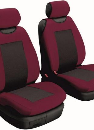 Авточохли універсальні beltex comfort 1+1 гранат без підголівн...