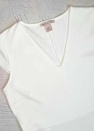 💝2+1=4 стильна базова приталена біла сукня плаття anna field, розмір 44 - 463 фото