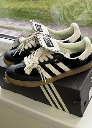 Кроссовки adidas samba pony tonal wales bonner giay black