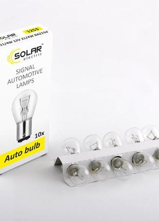 Галогенова лампа solar p21/4w 12 v (1253) паковання 10 шт