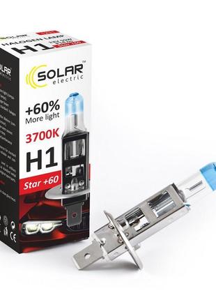 Галогенова лампа solar h1 12 v 55 w p14,5s starlight +60% (1231)