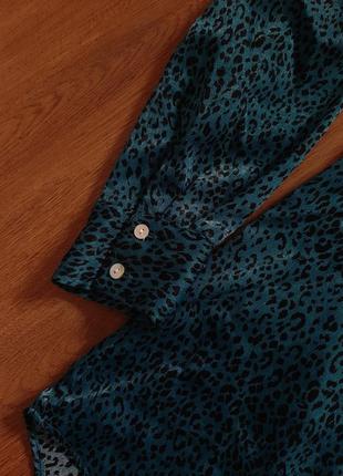 Блуза zara з леопардовим принтом3 фото