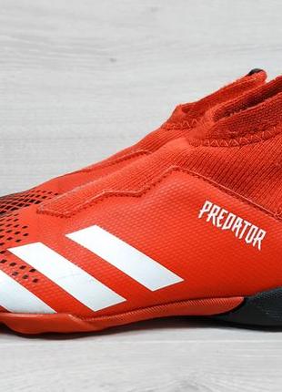 Дитячі футбольні кросівки з носком adidas predator оригінал, розмір 29 (сороконіжки, копочки)2 фото