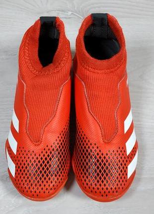 Дитячі футбольні кросівки з носком adidas predator оригінал, розмір 29 (сороконіжки, копочки)3 фото