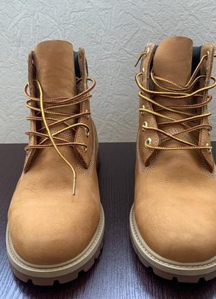 Ботинки boys тм "timberland" р.6/6,5/39,5/24,5 нубук9 фото