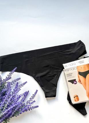 Бесшовные трусики стринги размер l esmara