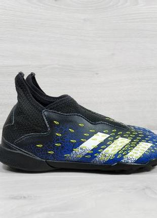 Дитячі футбольні кросівки з носком adidas predator оригінал, розмір 33 (сороконіжки, копочки)1 фото