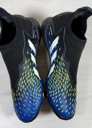 Детские футбольные кроссовки с носком adidas predator оригинал, размер 33 (сороконожки, копочки)5 фото