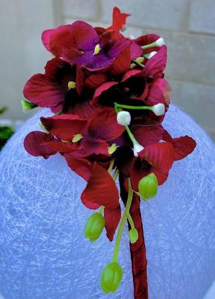 Віночок з орхідеєю2 фото
