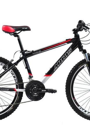 Велосипед ardis silver-bike 500 26" mtb al чорний з червоним org