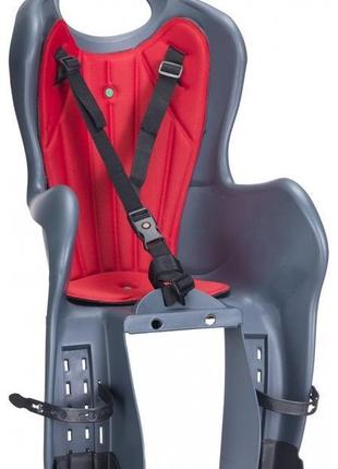 Велокрісло дитяче elibas p htp на багажник сіре org