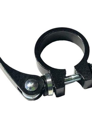 Хомут підсідельний чорний з ексцентриком 34.9 мм org