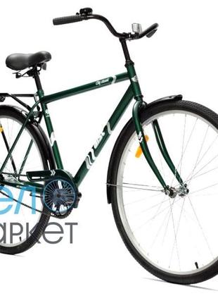 Велосипед aist 28-130 дорожній, міський зелений org2 фото