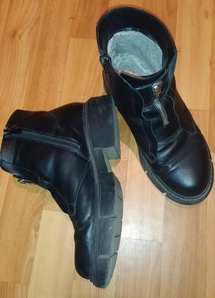 Натуральні шкіряні ботинки