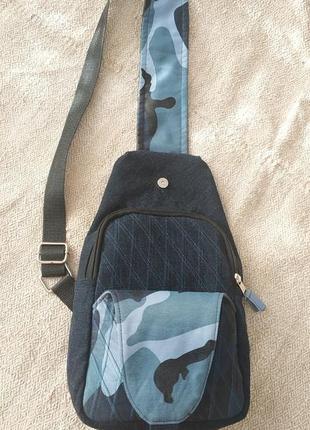 Рюкзак однолямочный, сумка слінг2 фото