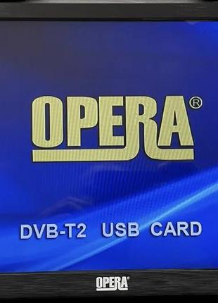 14,4" tv opera op-1420 + hdmi портативний телевізор з т2 org