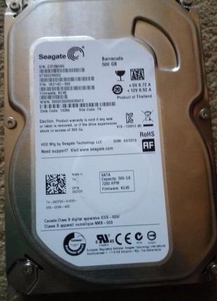 Жорсткий диск seagate barracuda 500 gb sata 3