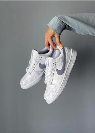 nike white кроссовки (цвет лаванда)