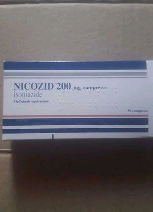 Таблетки від туберкульозу nicozid