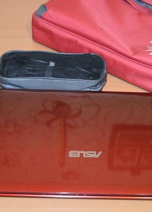 Asus k53sc червоний ноутбук + сумка для ноутбука + блок живлення