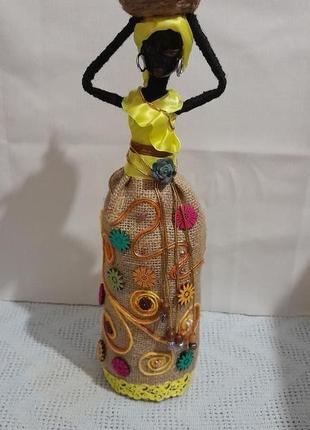 Интерьерная кукла"африканочка"