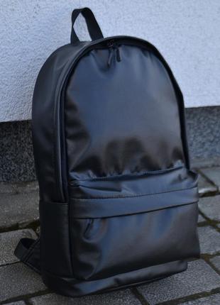 Рюкзак міський з еко-шкіри чоловічий - жіночий / шкіряний / дл...4 фото