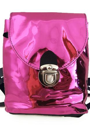 Рюкзак дитячий рожевий маленький. модель: 824413 фото