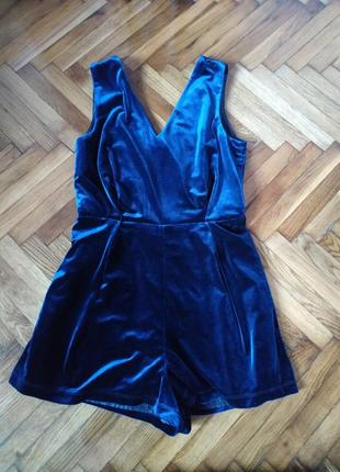 🌿🌹велюровый комбинзон🌹🌿 vintage