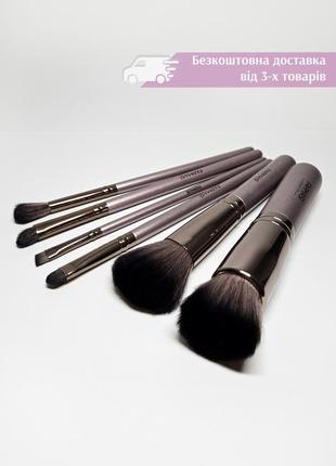 Б/у набор кисточек для макияжа farmasi pro: кисть кабуки для нанесения тона, румян, пудры, теней1 фото