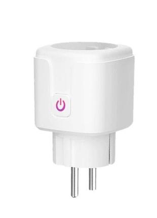 Розумна wifi розетка aubess 16a smart plug з енергометром, вай...