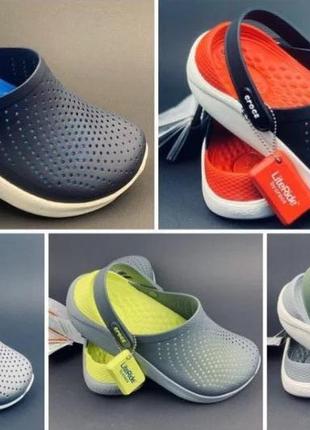 Чоловічі крокси crocs literide, оригінал, великий асортимент7 фото