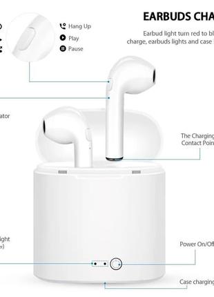Навушники бездротові для iphone, android5 фото
