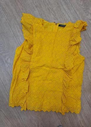 Красивая блузка шитье ralph lauren, размер s.