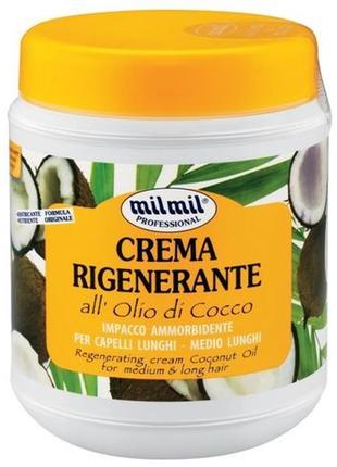 Milmil маска д/волос, яка пом'якшує кокосовий горіх 1000 мл.