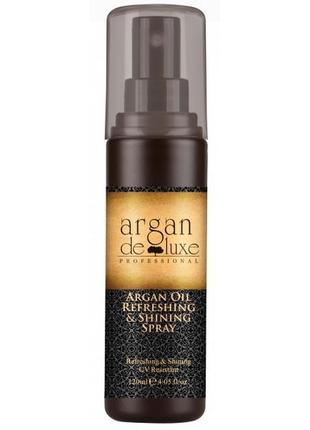 Argan de luxe,спрей-блиск для волосся зволожуючий