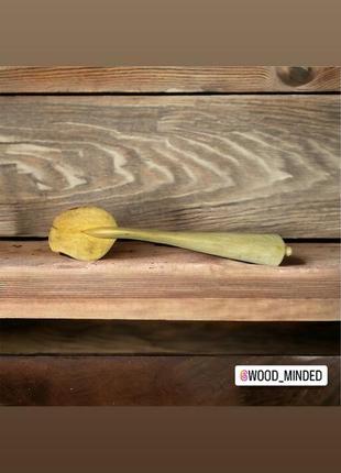 Деревянная ложка из сливы ручной работы2 фото