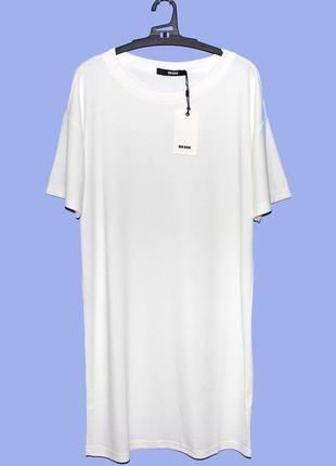 Bik bok.товар привезен из англии.белое платье футболка оверсайз.6 фото