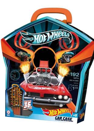 Металевий контейнер для 36 машинок hot wheels